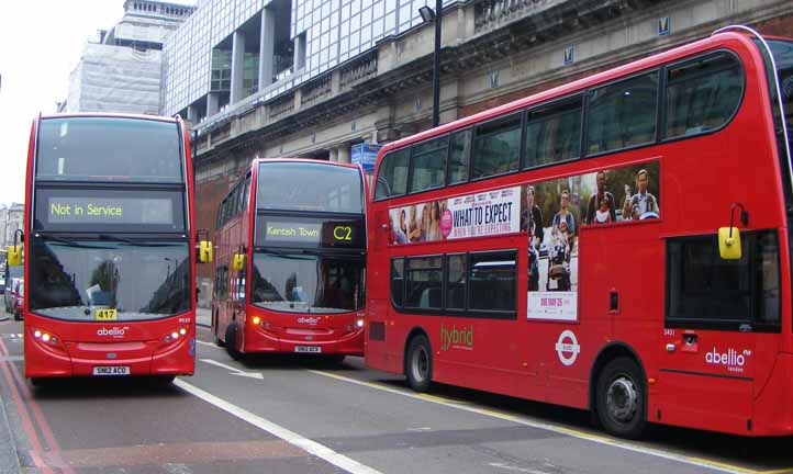 Abellio Alexander Dennis Enviro400 9537, 9540 & 2431